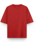 Red Oversized T-shirt Front Design